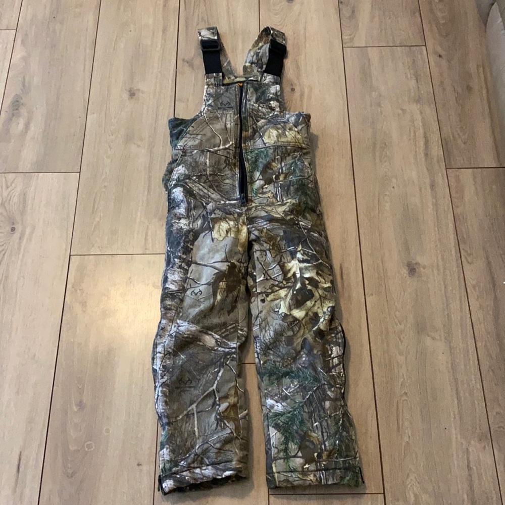 Boys Insulated Bibs, Realtree